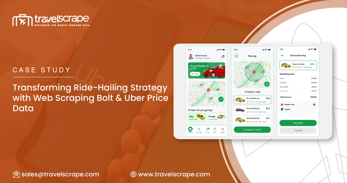 Web Scraping Bolt & Uber Price Data for Ride-Hailing Strategy